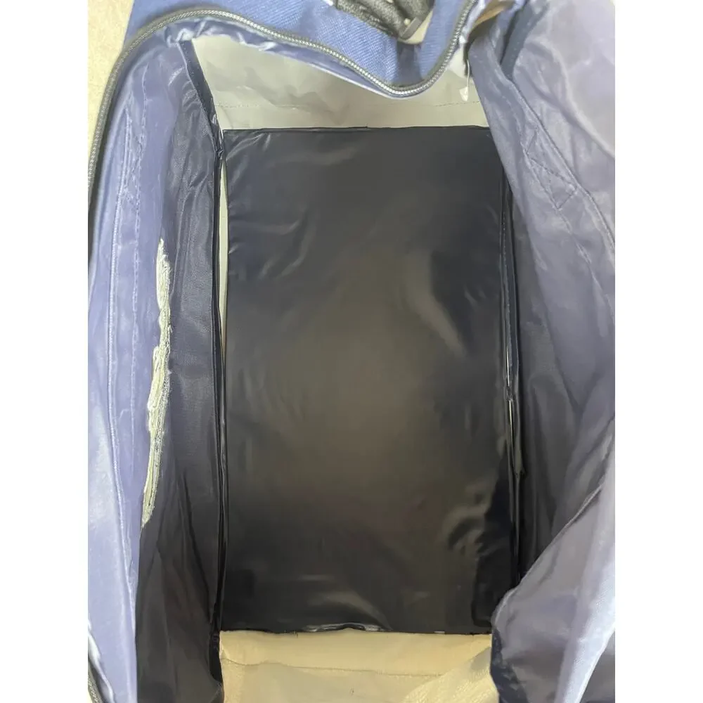 Vintage Y2K 90s Big Dogs Blue Duffle Bag